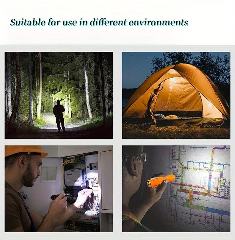 Electric Windproof Metal Lighter Flameless Dual Arc Plasma Rechargeable USB Waterproof Lighter with Flashlight Outdoor Tools